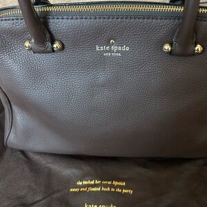 Medium sized Brown Leather Kate Spade Bag